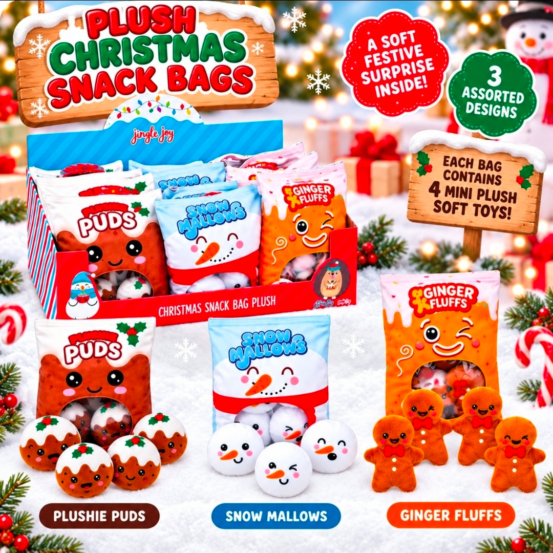 Christmas Plush Snacks