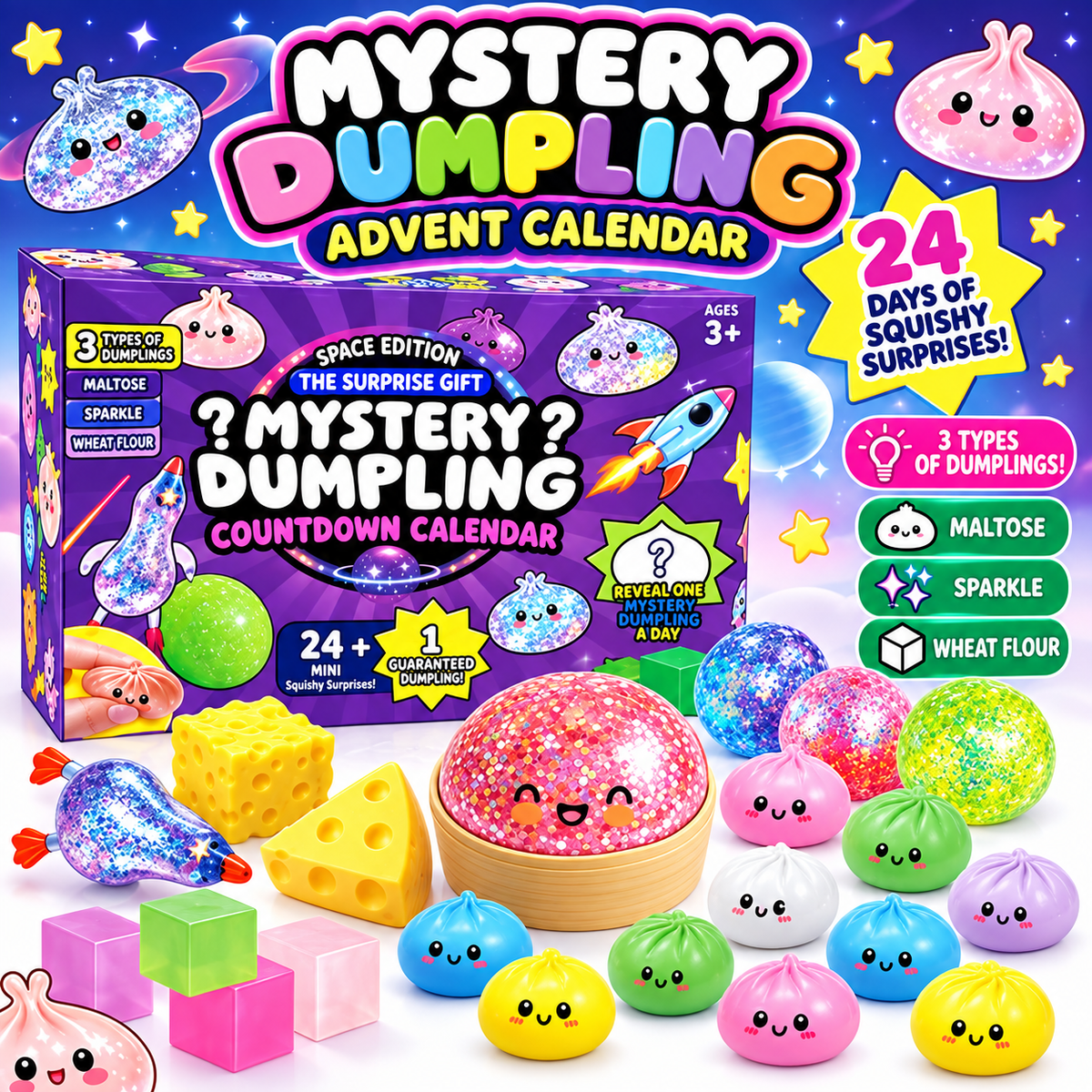 Mystery Dumpling Squishie Advent Calendar (Copy)