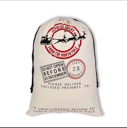 Beige Christmas Sack