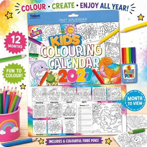 Children's Colouring Calendar