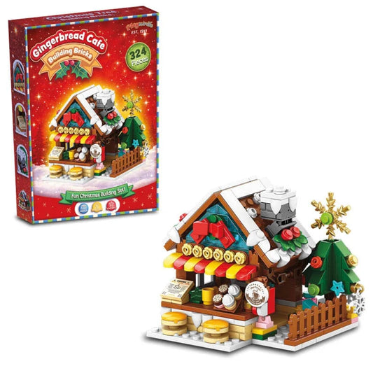 Christmas Gingerbread Café Building Set