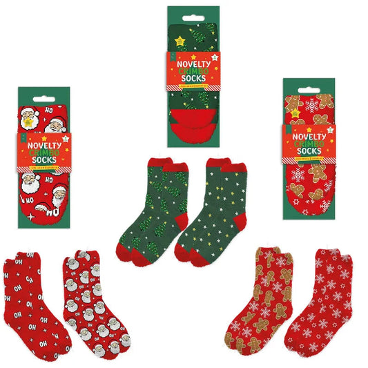 X3 Pairs of Christmas Socks